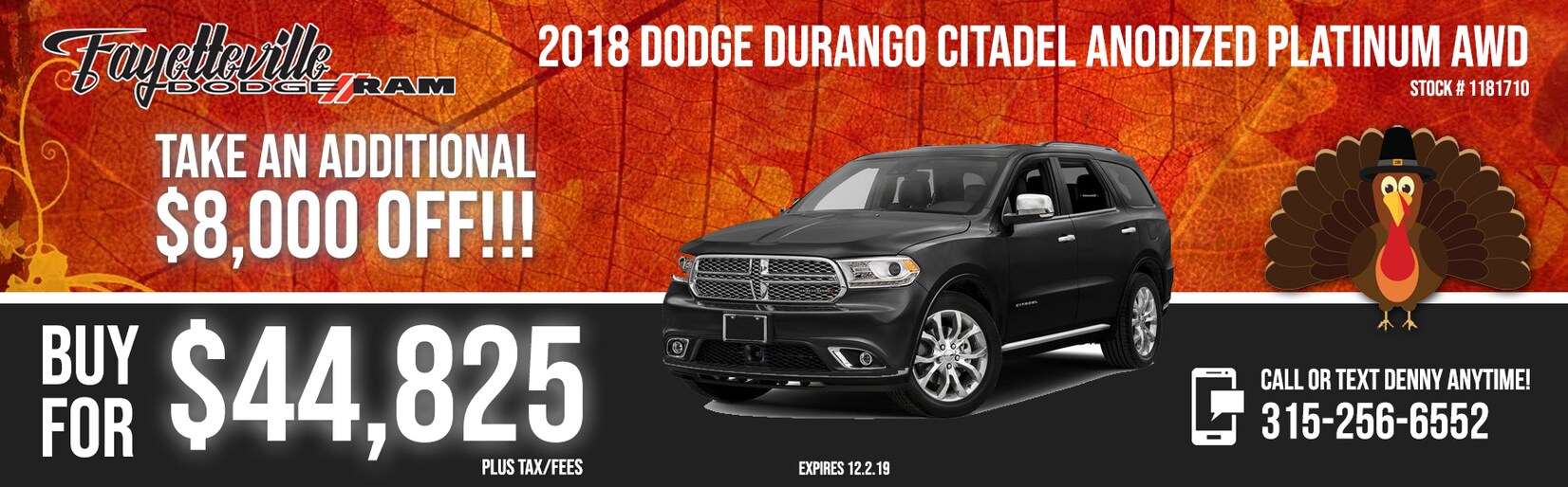 Dodge, Ram & Used Car Dealership at Fayetteville Dodge Ram
