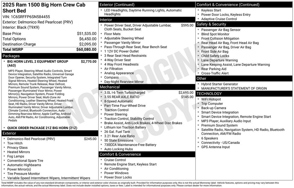 2025 RAM Ram 1500 Pickup Big Horn/Lone Star - Photo 27