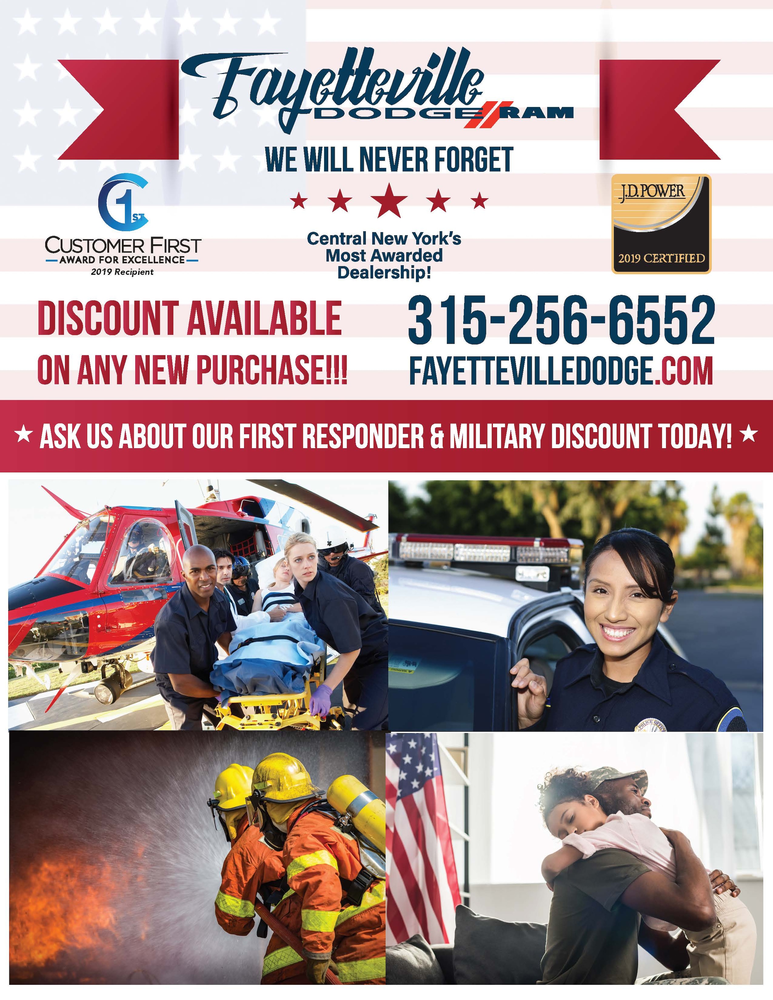 First Responders Discount Fayetteville Dodge Inc