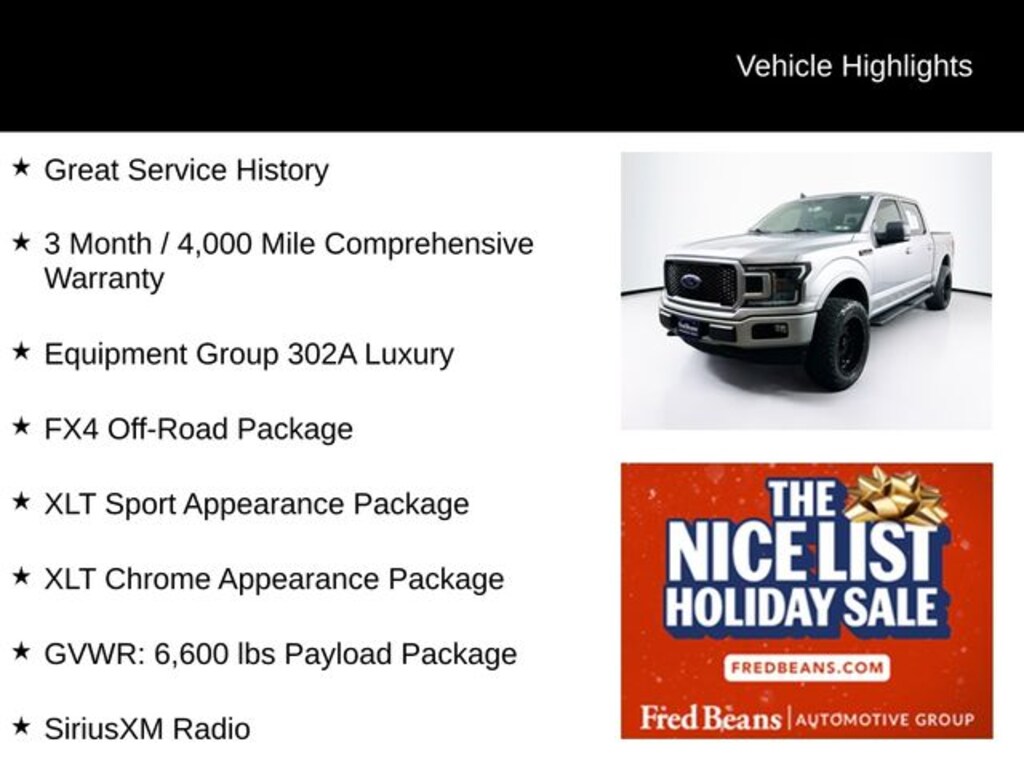 Used 2020 Ford F-150 XLT Truck SuperCrew Cab