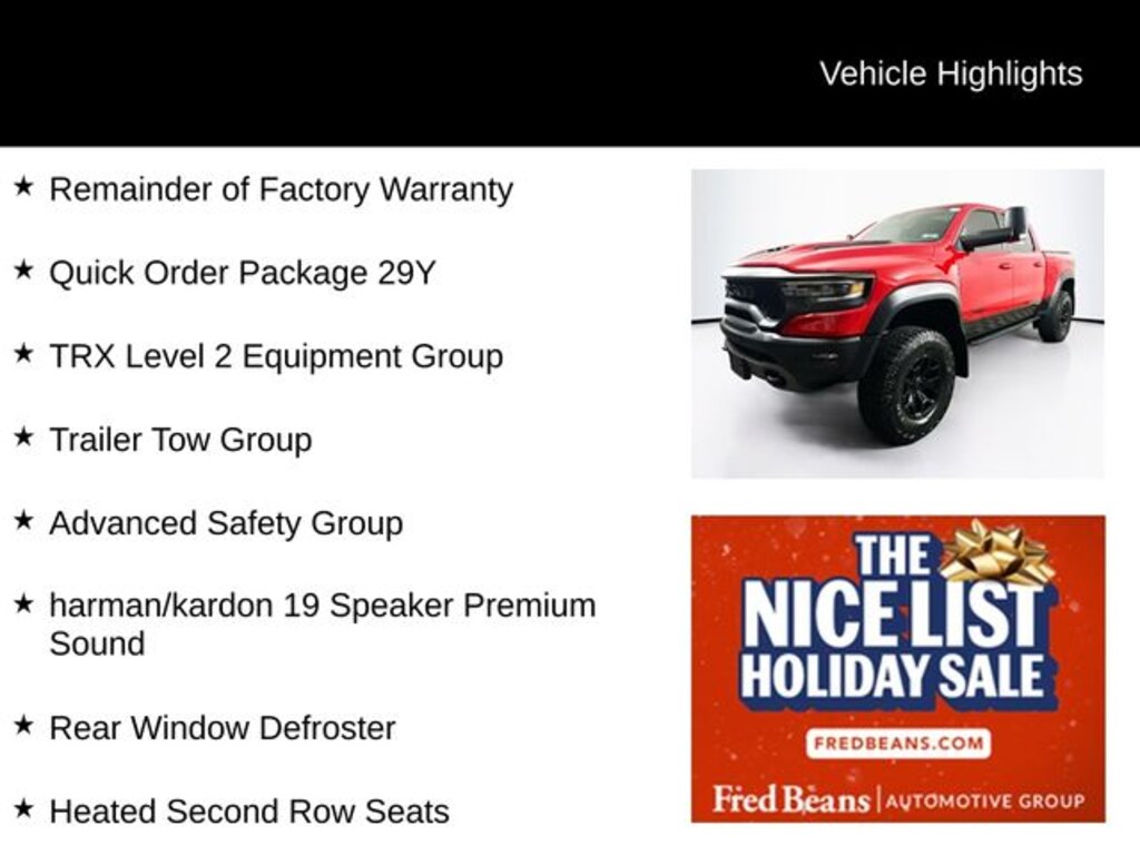 Used 2022 Ram 1500 TRX Truck Crew Cab