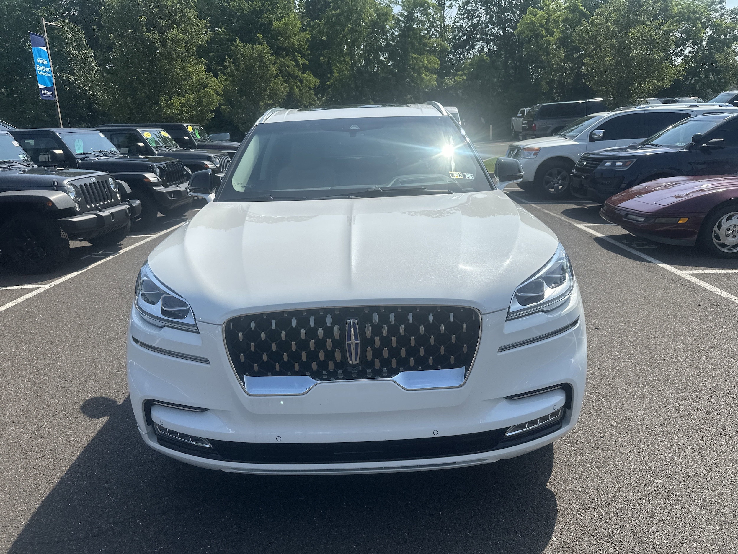 Used 2021 Lincoln Aviator Grand Touring with VIN 5LMYJ8XY4MNL01141 for sale in Doylestown, PA