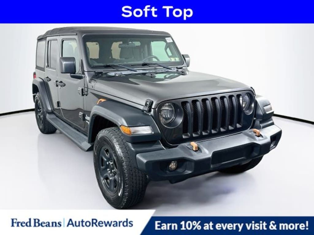 Certified 2018 Jeep Wrangler Unlimited Sport SUV