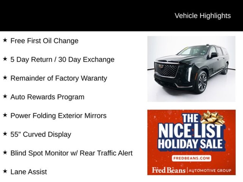 Used 2025 CADILLAC Escalade ESV Premium SUV