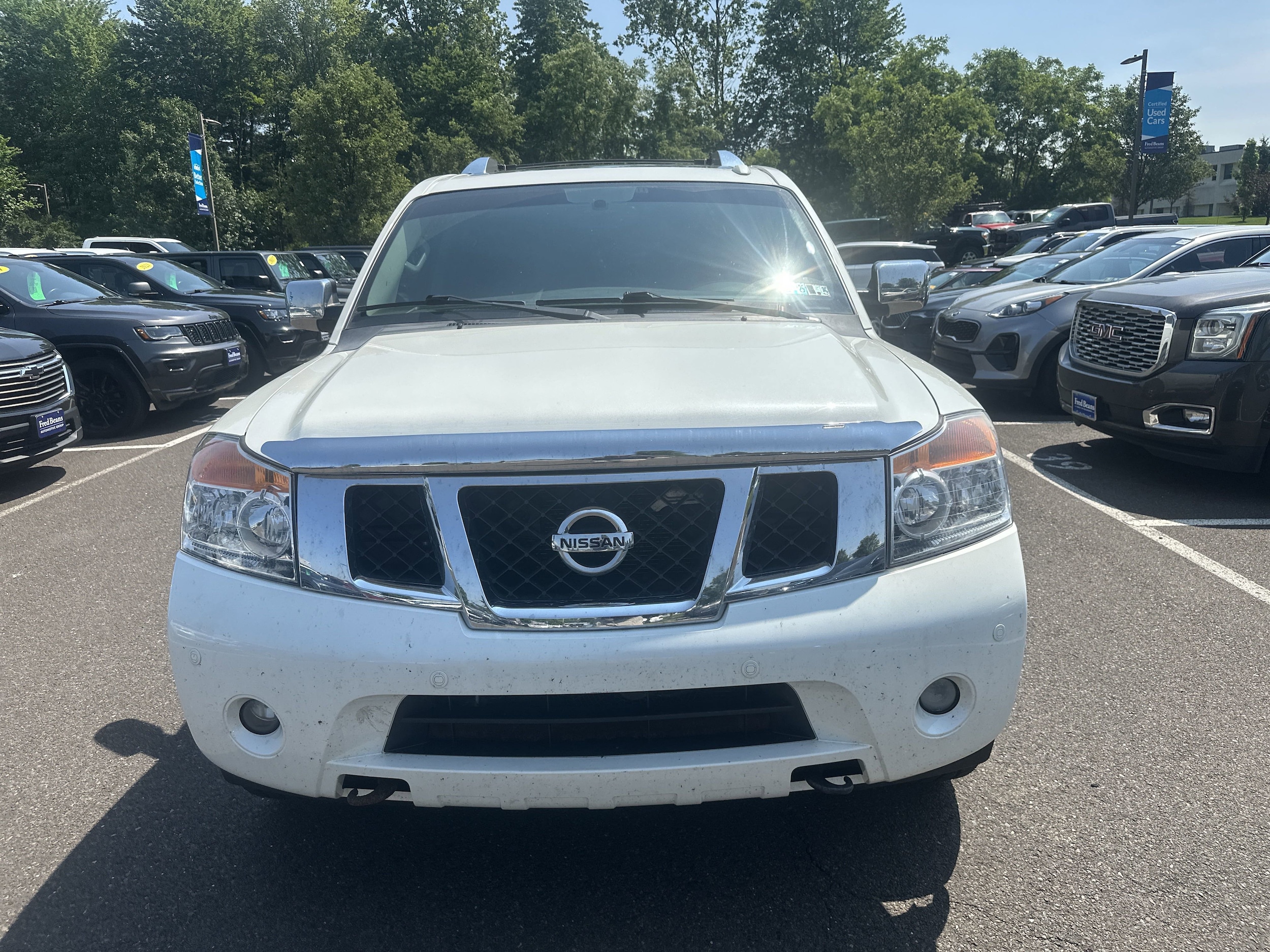 Used 2014 Nissan Armada Platinum with VIN 5N1AA0NE3EN612351 for sale in Doylestown, PA