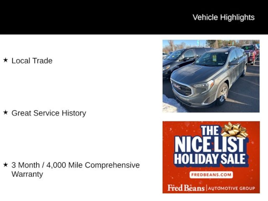 Used 2019 GMC Terrain SLE SUV