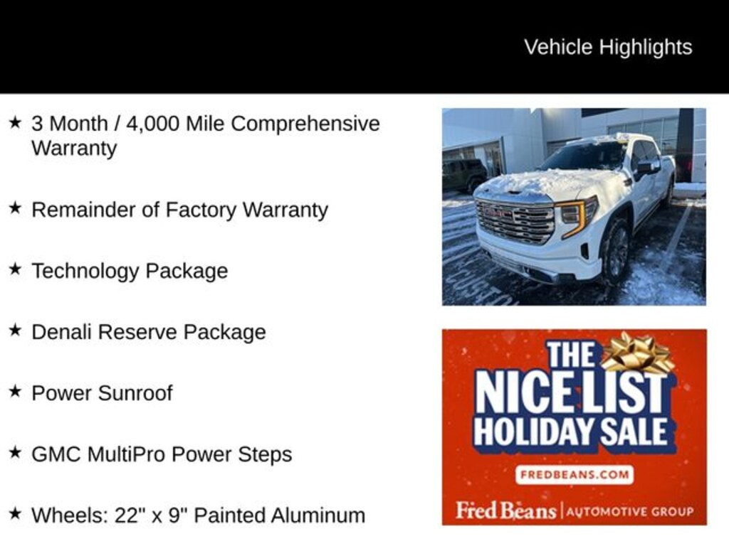 Used 2023 GMC Sierra 1500 Denali Truck Crew Cab