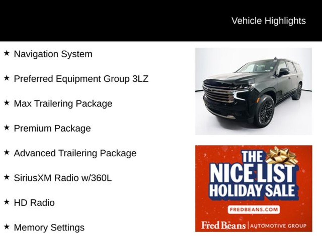 Used 2021 Chevrolet Tahoe High Country SUV