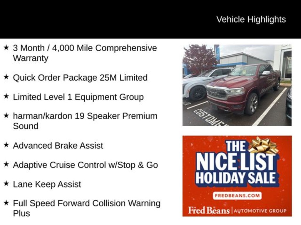 Used 2019 Ram 1500 Limited Truck Crew Cab