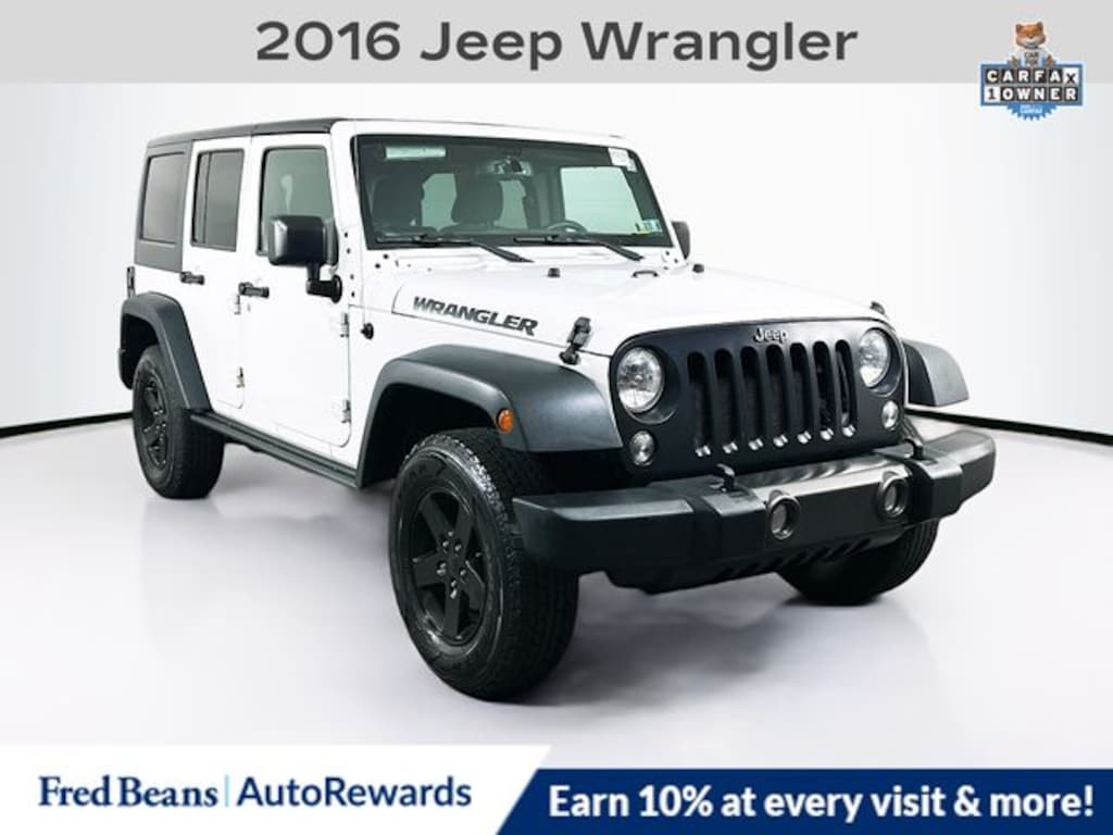 Certified 2016 Jeep Wrangler JK Unlimited Unlimited Sport SUV