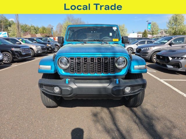 Used 2024 Jeep Wrangler 4xe Sports S 4XE with VIN 1C4RJXN6XRW227264 for sale in Doylestown, PA