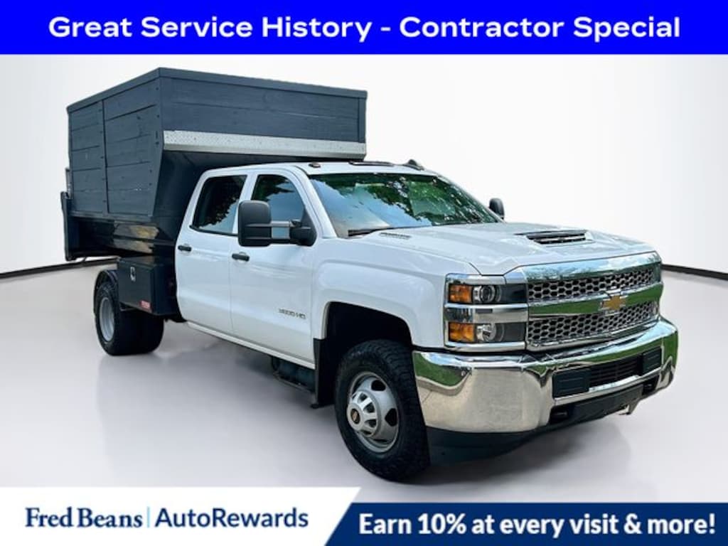 Used 2019 Chevrolet Silverado 3500HD Chassis Work Truck Truck Crew Cab