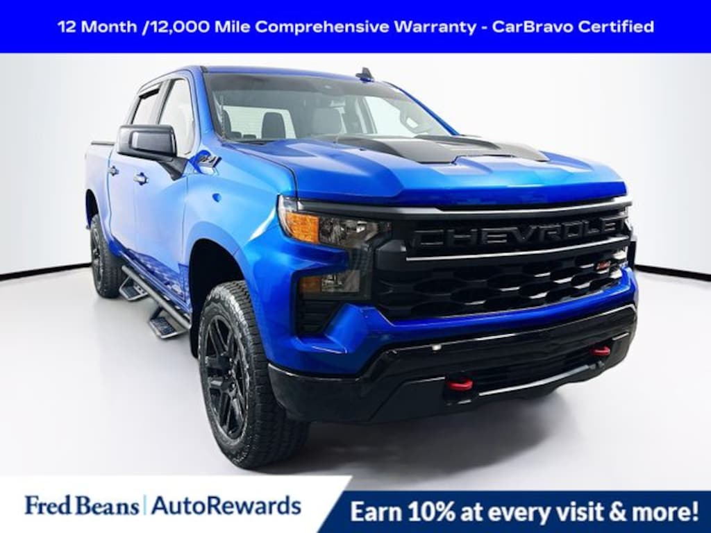 Used 2023 Chevrolet Silverado 1500 Custom Trail Boss Truck Crew Cab