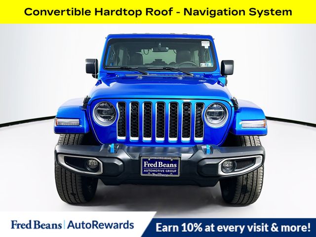 Used 2022 Jeep Wrangler Unlimited Sahara 4XE with VIN 1C4JJXP60NW277188 for sale in Doylestown, PA