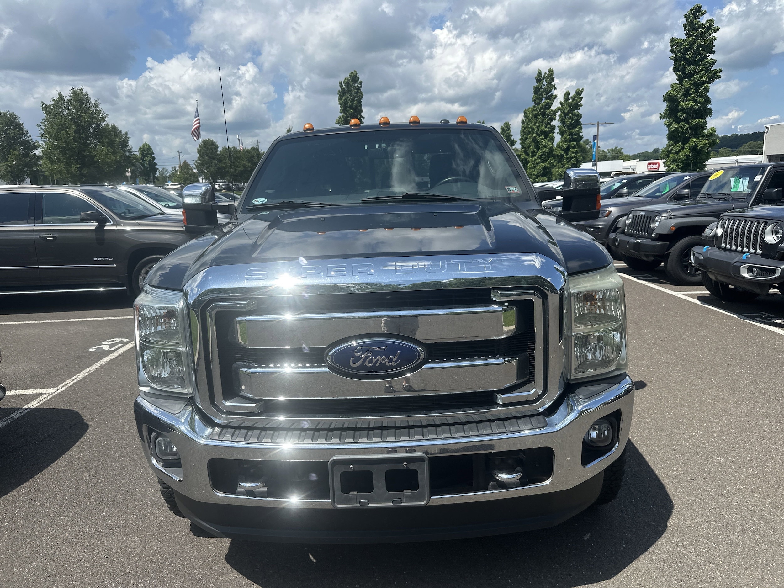 Used 2015 Ford F-250 Super Duty Lariat with VIN 1FT7W2BTXFED60470 for sale in Doylestown, PA