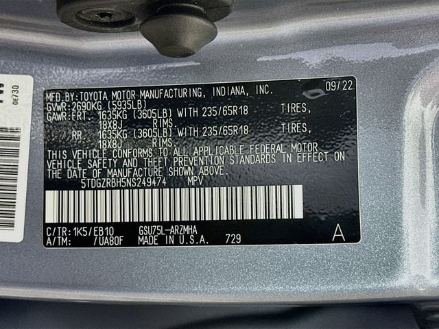 2022 Toyota Highlander XLE - Photo 38