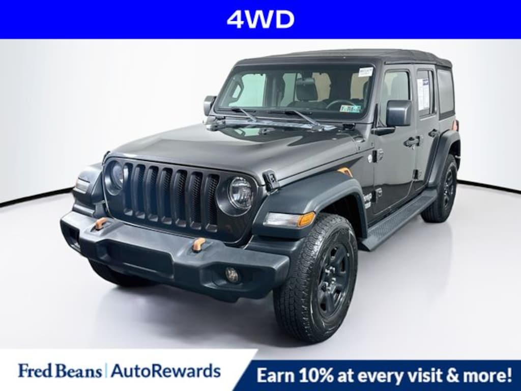 Certified 2018 Jeep Wrangler Unlimited Sport SUV