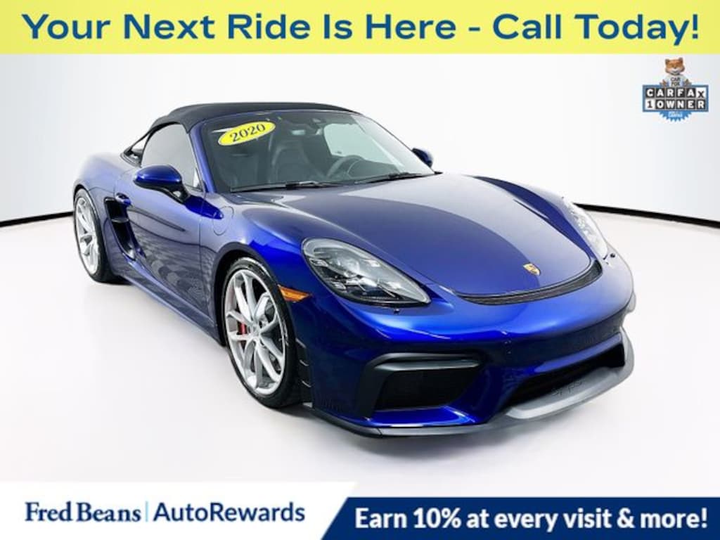 Used 2020 Porsche 718 Spyder Base Cabriolet