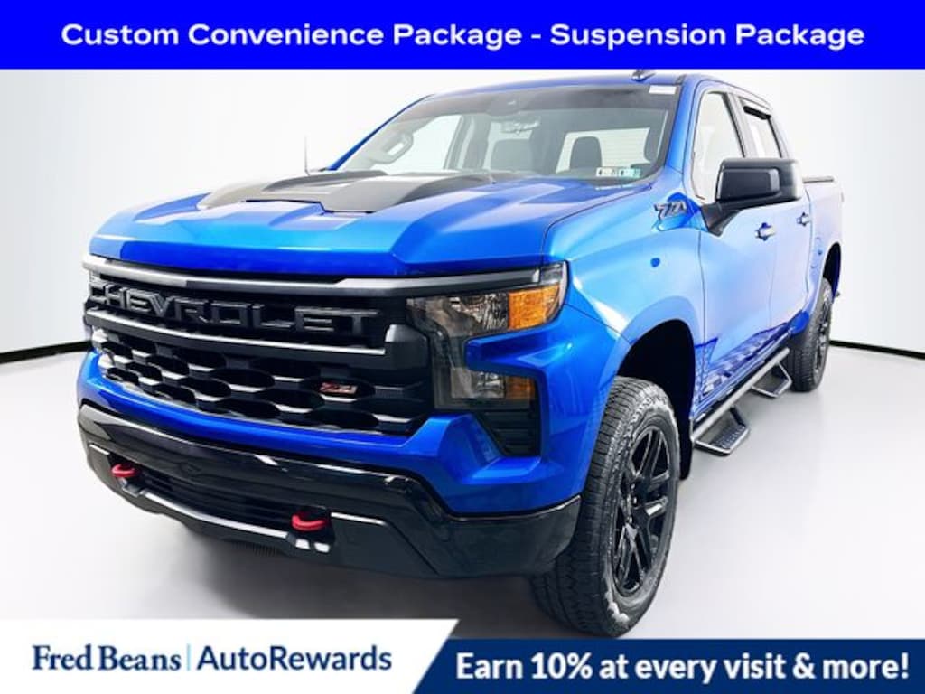 Used 2023 Chevrolet Silverado 1500 Custom Trail Boss Truck Crew Cab