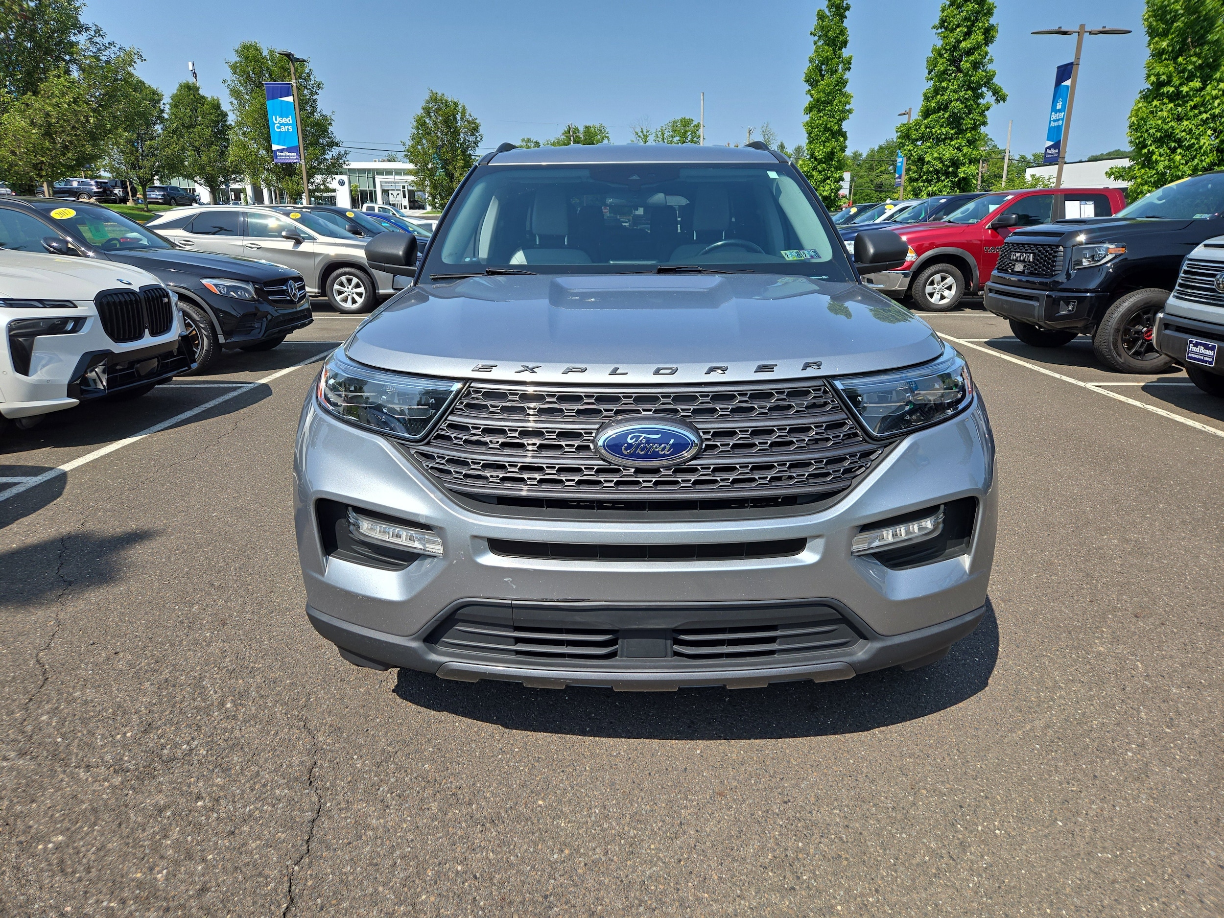 Used 2021 Ford Explorer XLT with VIN 1FMSK8DH0MGA36619 for sale in Doylestown, PA