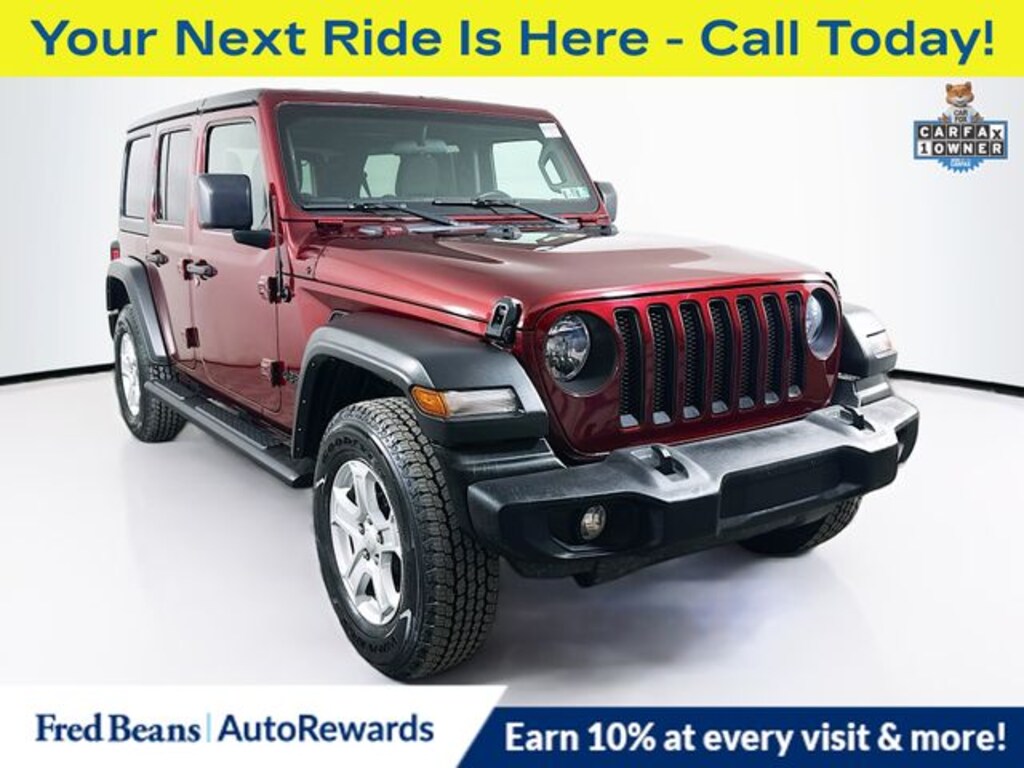 Used 2021 Jeep Wrangler Unlimited Sport S SUV