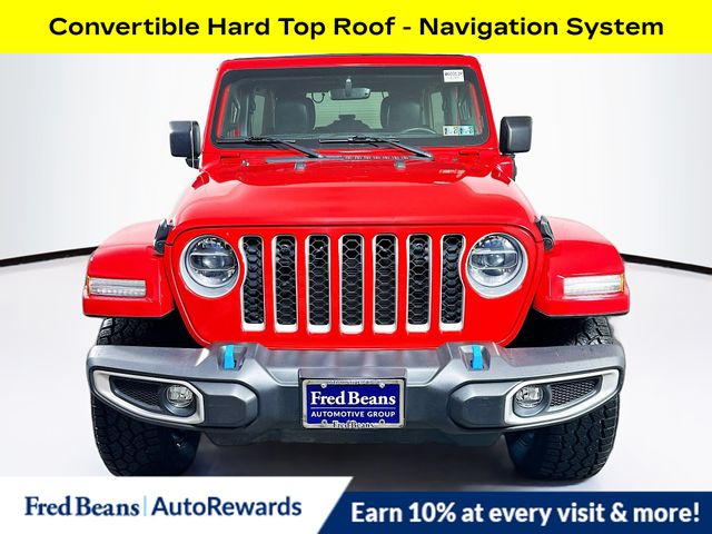 Used 2022 Jeep Wrangler Unlimited Sahara 4XE with VIN 1C4JJXP68NW234234 for sale in Doylestown, PA