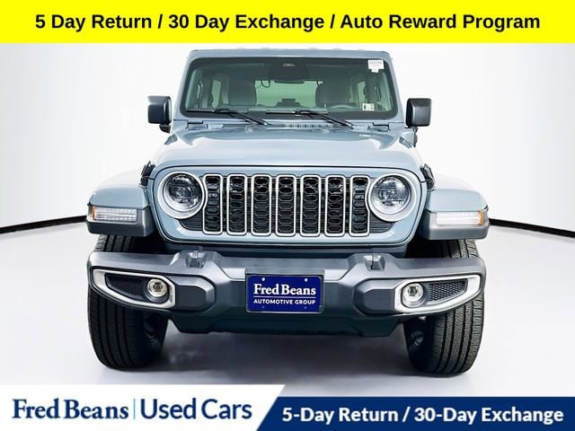 Used 2025 Jeep Wrangler 4xe Sahara 4XE with VIN 1C4RJXP67SW578930 for sale in Doylestown, PA