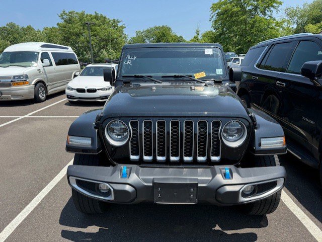 Used 2022 Jeep Wrangler Unlimited Sahara 4XE with VIN 1C4JJXP6XNW106657 for sale in Doylestown, PA
