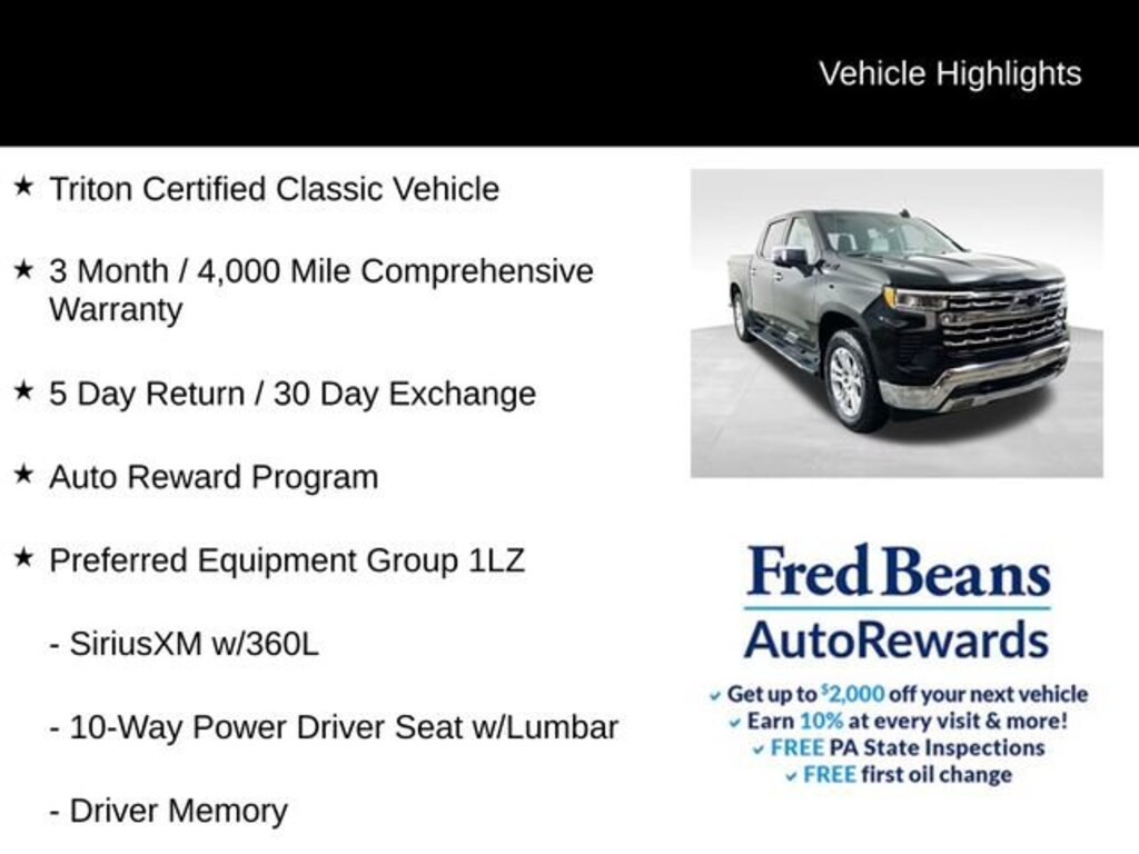 Used 2023 Chevrolet Silverado 1500 LTZ Truck