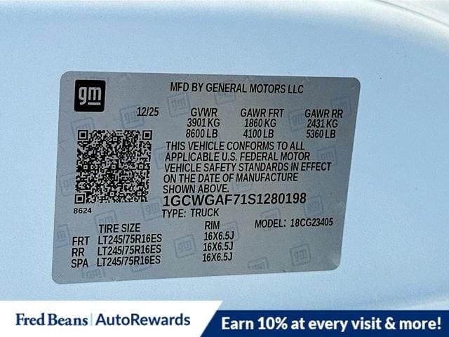 2025 Chevrolet Express Cargo Work Van - Photo 23