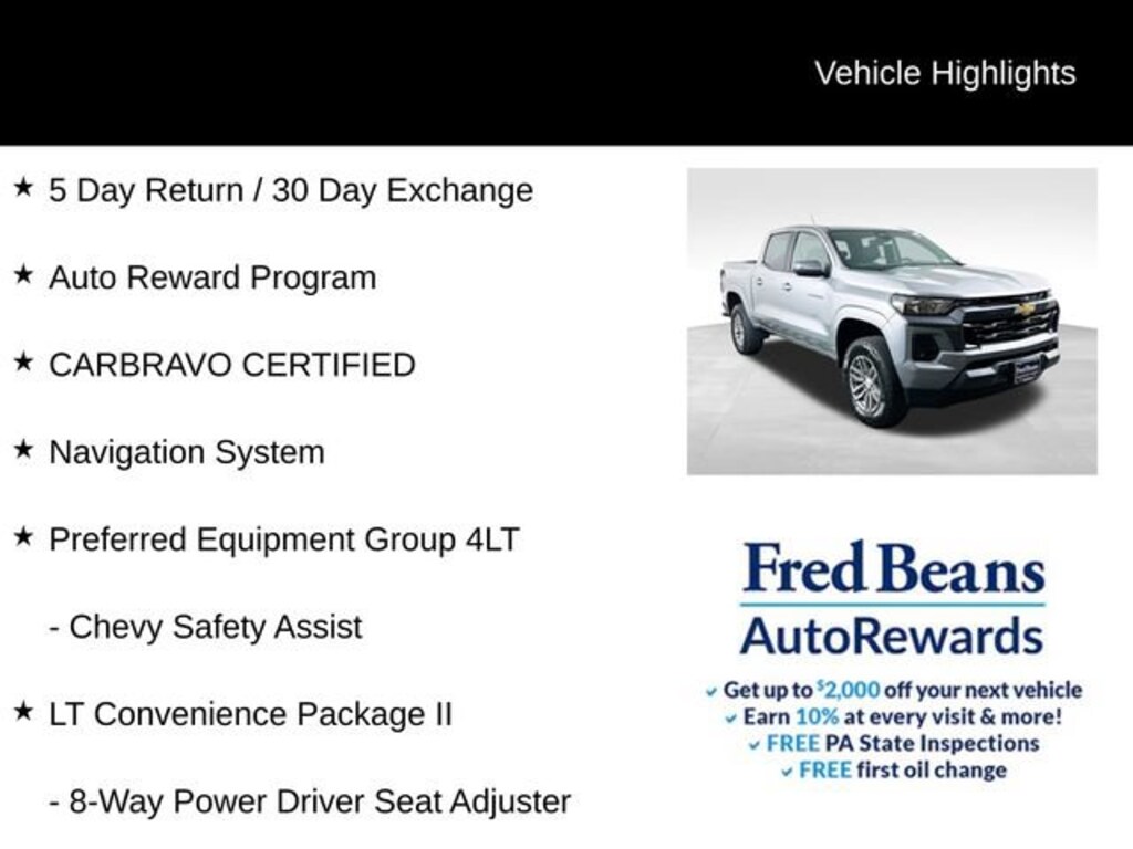 Used 2023 Chevrolet Colorado LT Truck Crew Cab