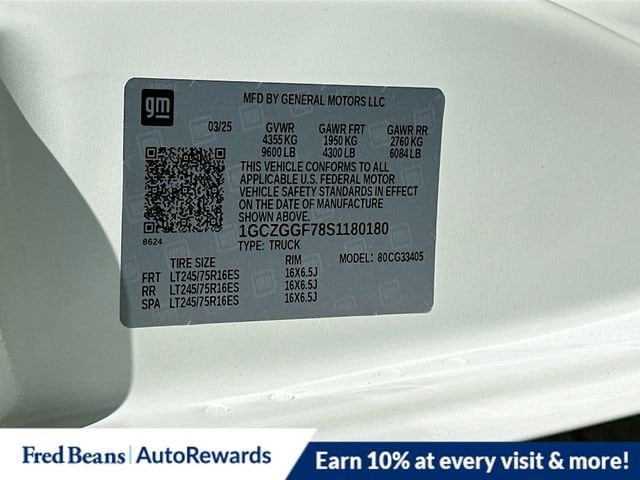 2025 Chevrolet Express Cargo Work Van - Photo 19