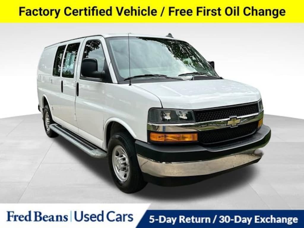 Certified 2023 Chevrolet Express Cargo 2500 WT Van