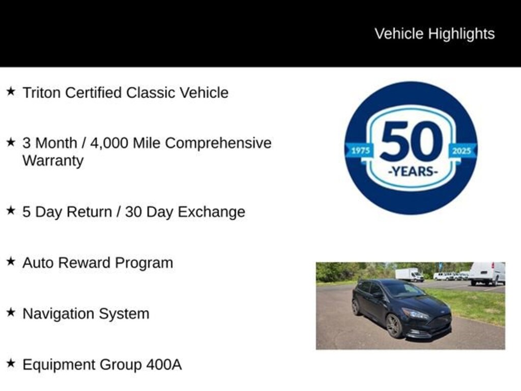 Used 2018 Ford Focus ST ST Hatchback