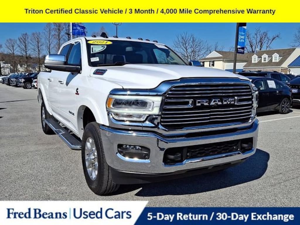 Used 2021 Ram 3500 Laramie Crew Cab 4x4 64 Box Truck