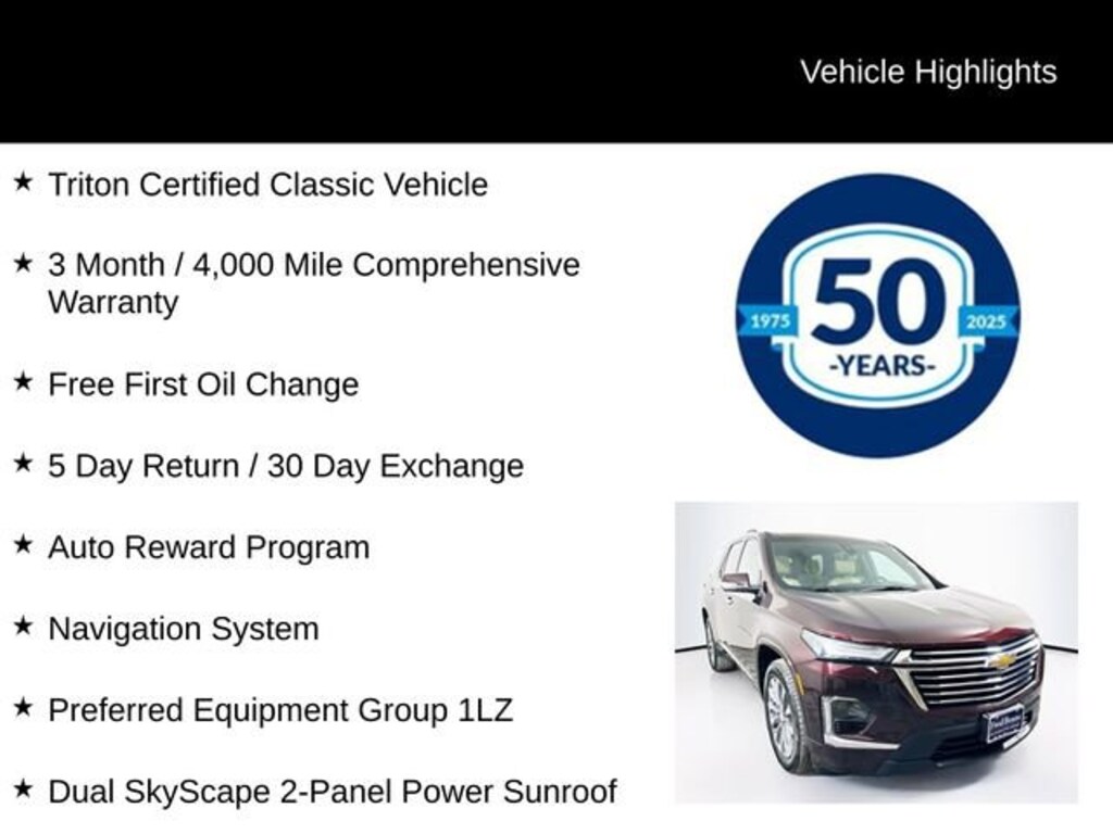 Used 2022 Chevrolet Traverse Premier SUV