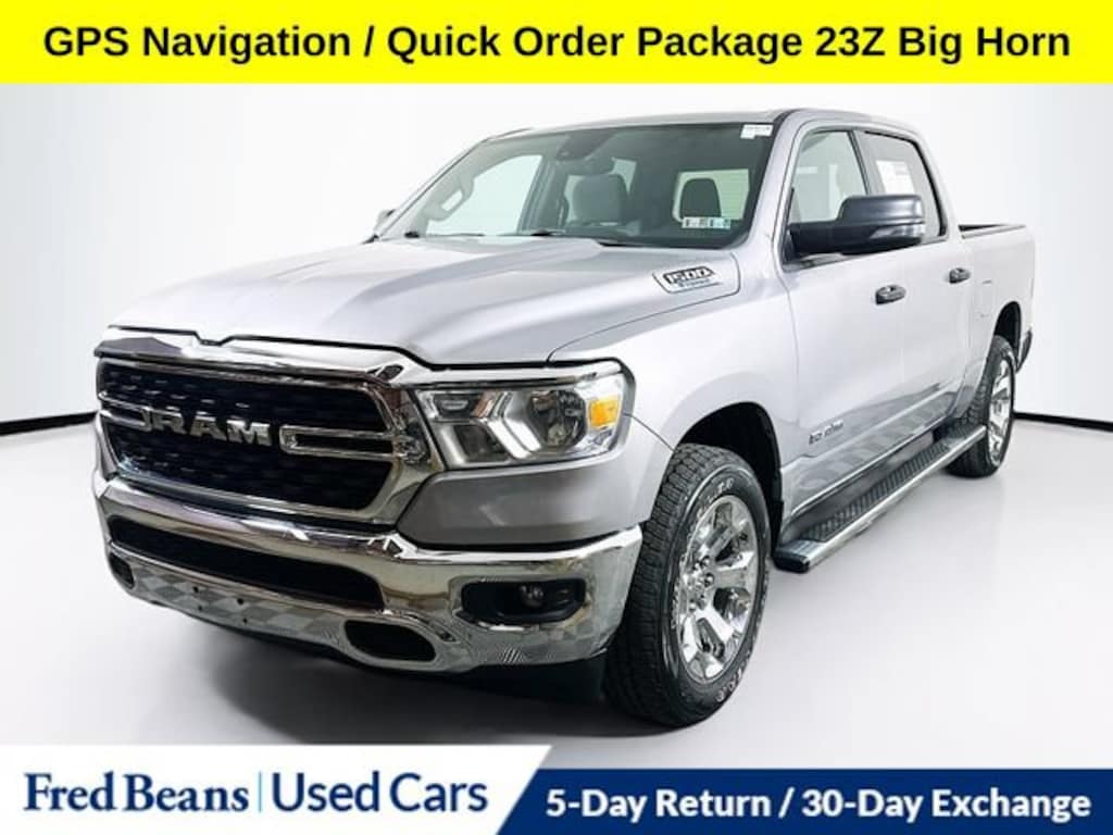 Used 2023 Ram 1500 Big Horn Crew Cab 4x4 57 Box Truck