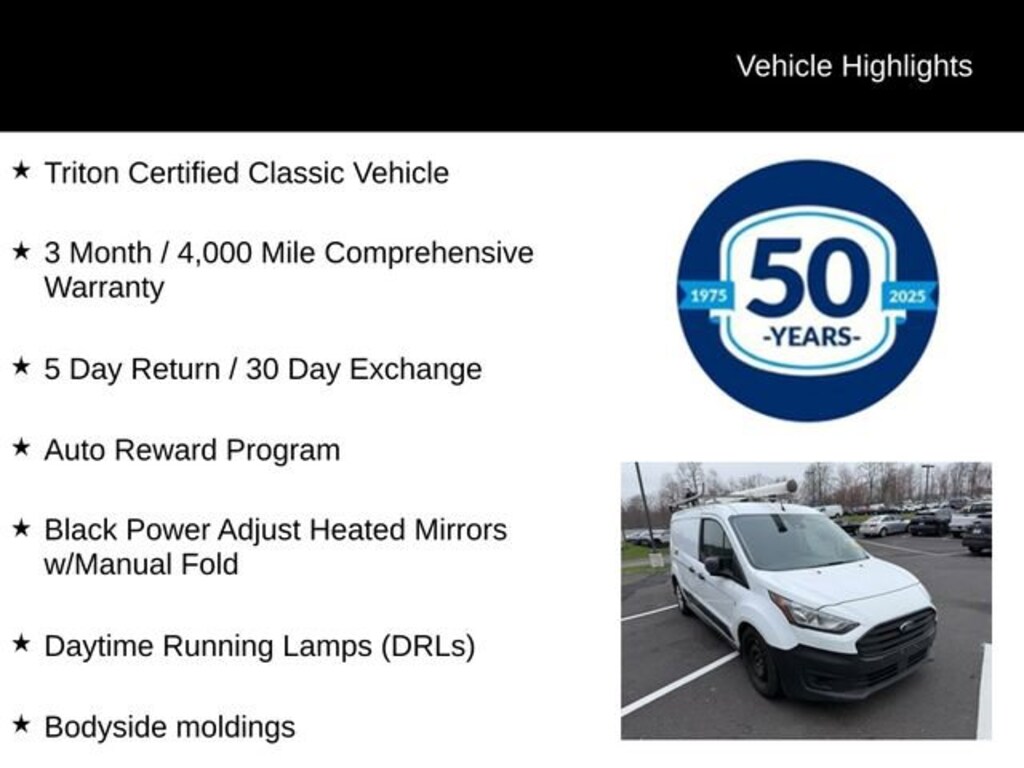 Used 2020 Ford Transit Connect XL Cargo Van Minivan