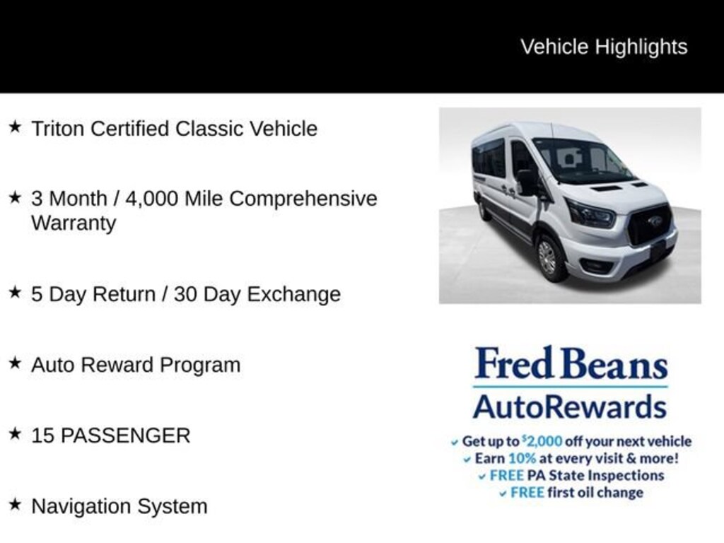 Used 2023 Ford Transit Passenger Wagon XL