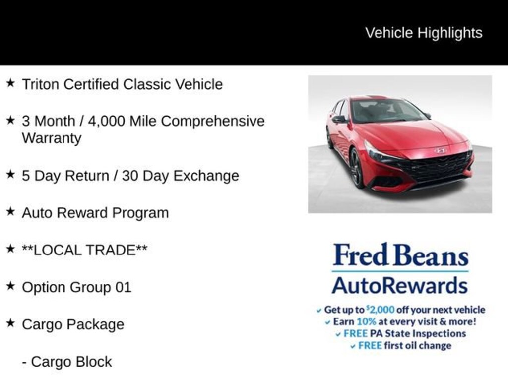 Used 2021 Hyundai Elantra N Line Sedan