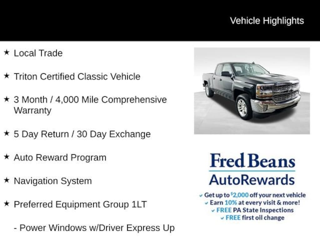 Used 2018 Chevrolet Silverado 1500 LT Truck