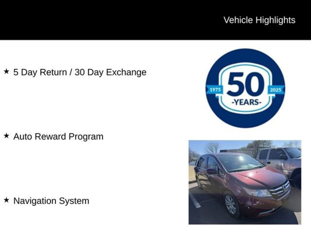 Used 2016 Honda Odyssey EX-L Minivan