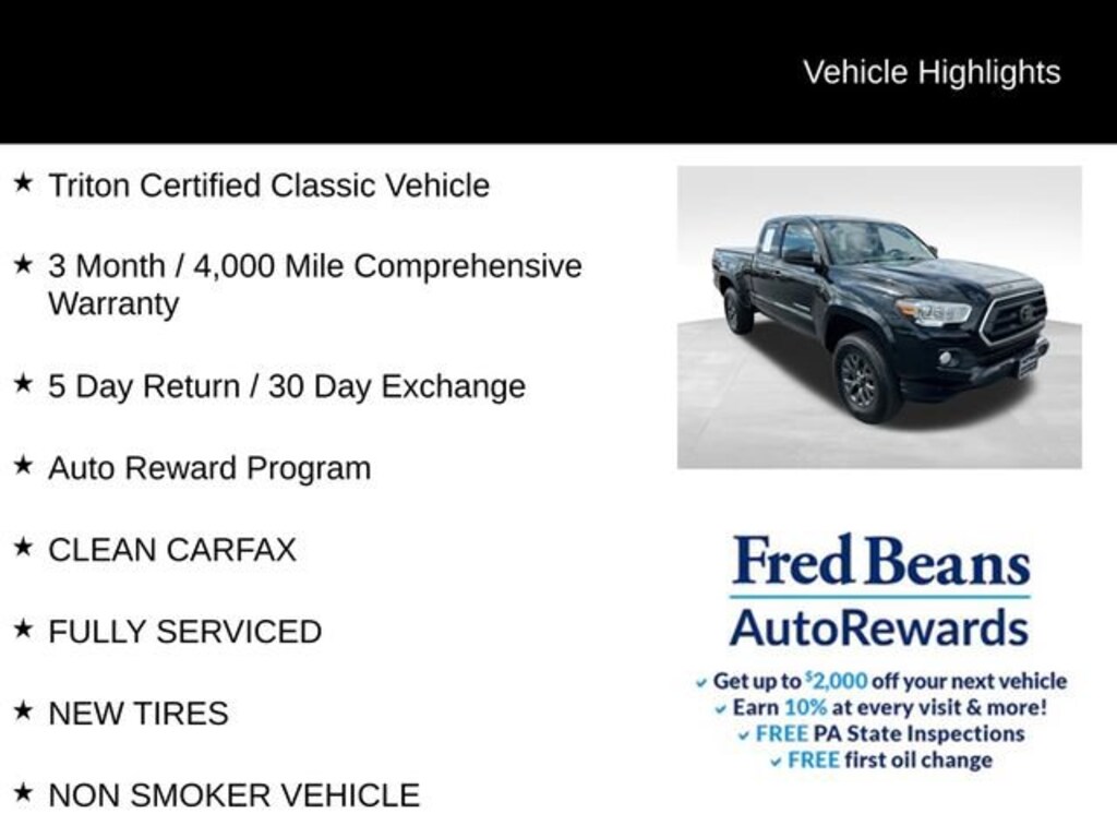 Used 2023 Toyota Tacoma SR5 V6 Truck