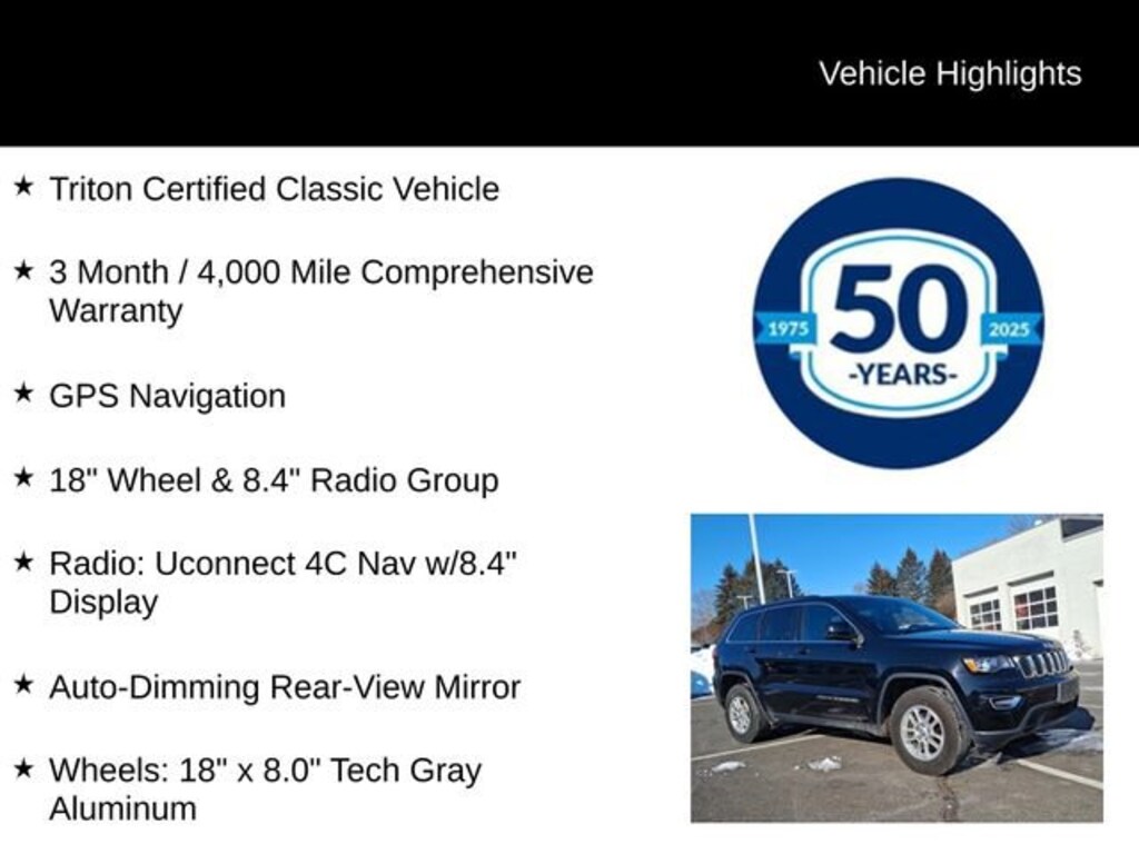 Used 2018 Jeep Grand Cherokee Laredo 4x4 SUV