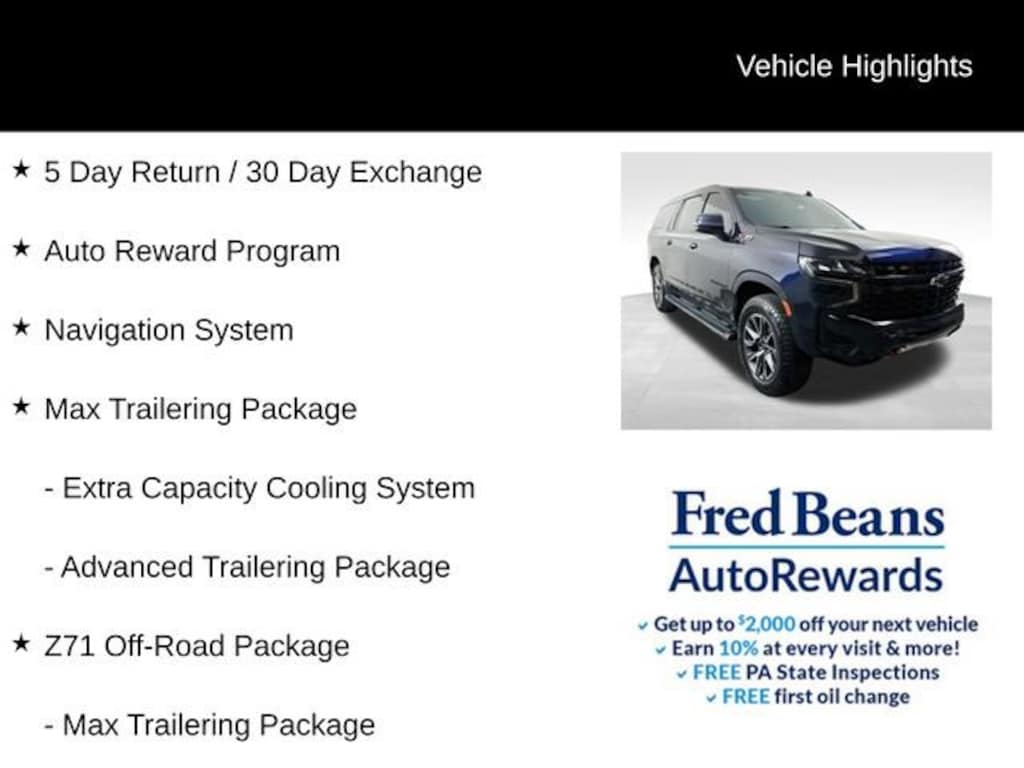 Used 2023 Chevrolet Suburban Z71 SUV