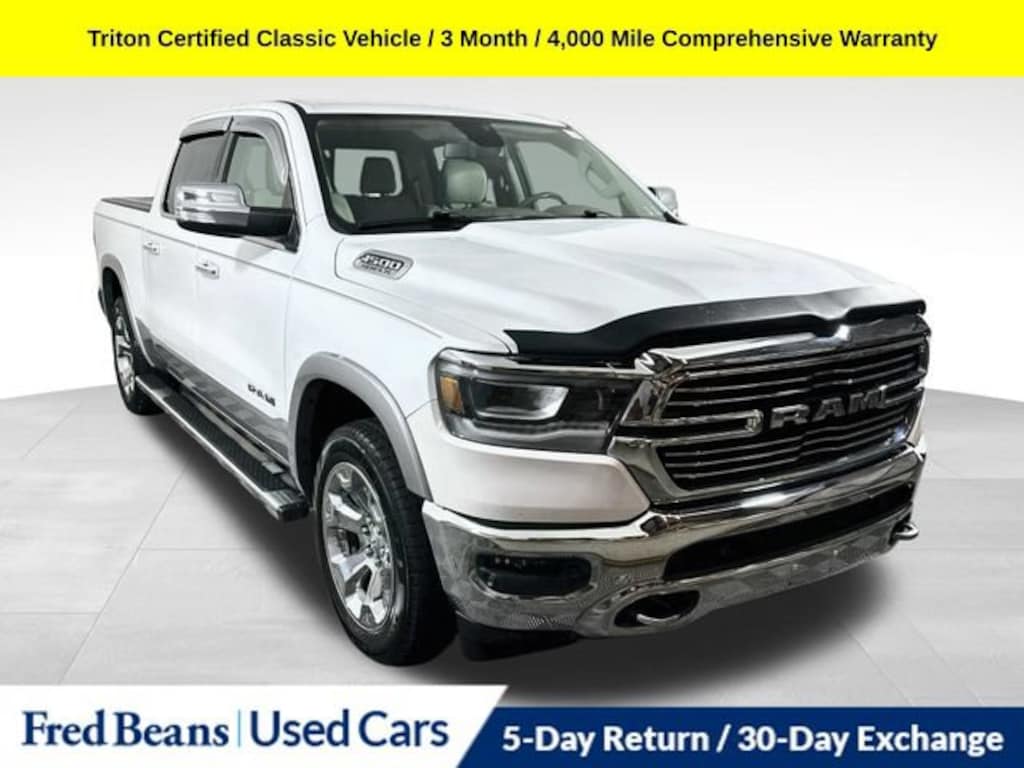 Used 2020 Ram 1500 Laramie Crew Cab 4x4 57 Box Truck