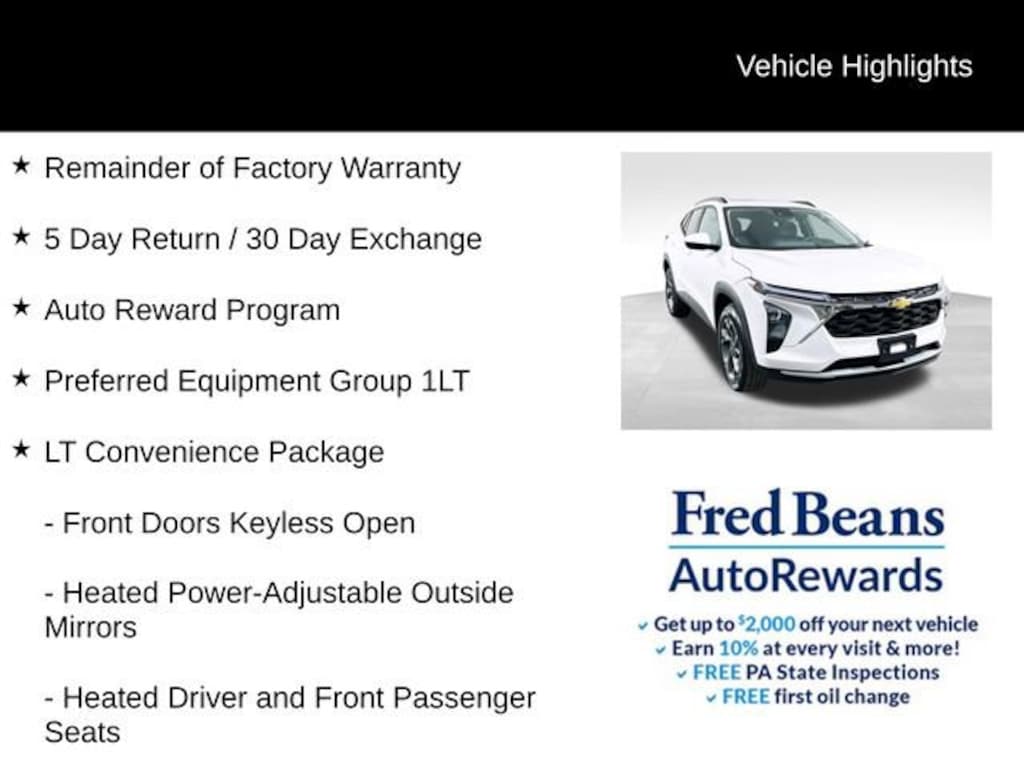 Used 2025 Chevrolet Trax LT SUV