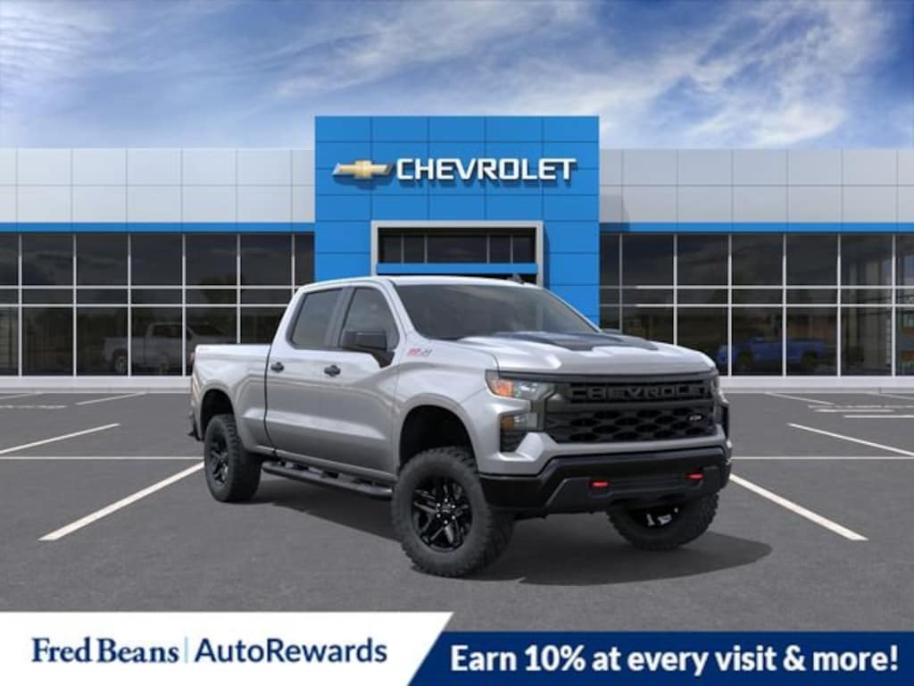 New 2026 Chevrolet Silverado 1500 Custom Trail Boss Truck