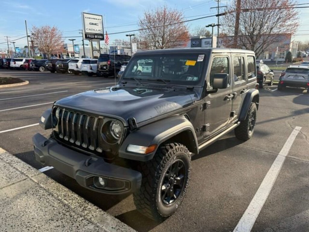 Used 2023 Jeep Wrangler 4-Door Willys 4x4 SUV