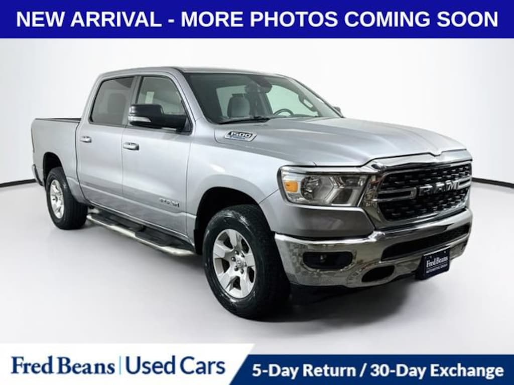 Used 2022 Ram 1500 Big Horn Crew Cab 4x4 57 Box Truck
